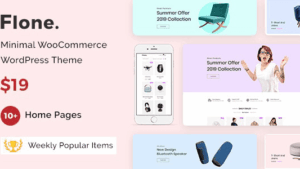 Flone (v3.4.12) Minimal WooCommerce WordPress Theme (Activated)