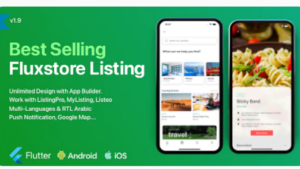 FluxStore Listing (v5.4) The Best Directory WooCommerce app by Flutter