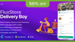 FluxStore Delivery Boy (v5.4) Flutter App for Woocommerce