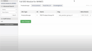 Full SEO Module for WHMCS v0.1.2 [Activated]