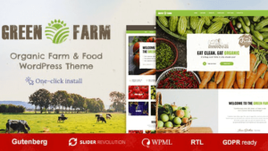 Green Farm (v5.0.0) Organic Food WordPress Theme