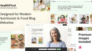 Fixed* HealthFirst (v1.1) Nutrition and Recipes Theme