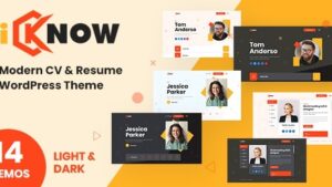 iKnow v8.0 Personal Portfolio WordPress Theme