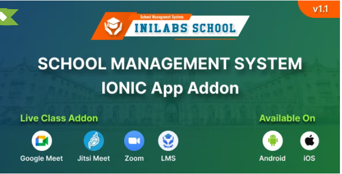 iNiLabs School Android App v1.3 Ionic Mobile Application