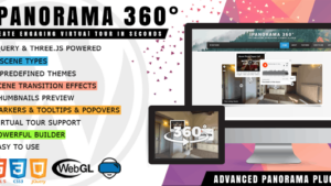 iPanorama 360° (v1.9.1) Virtual Tour Builder for WordPress