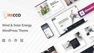iRecco (v1.3.7) Wind & Solar Energy WordPress Theme [Activated]