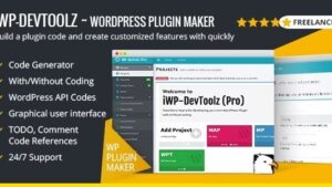 iWP-DevToolz (Pro) rev25.03.07 WordPress Plugin Maker + Code Generator