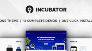 Incubator v4.2 WordPress Startup Business Theme
