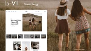 laVi - Travel Blog Elementor Template Kit