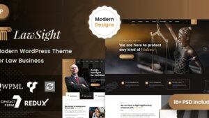Lawsight v1.1.7 Law & Lawyer WordPress