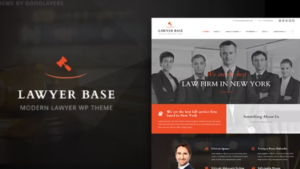 Lawyer Base v1.3.4 Attorney WordPress