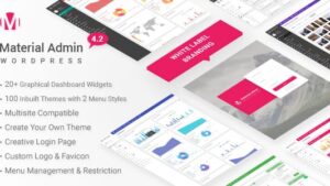 Material v8.7 White Label WordPress Admin Theme