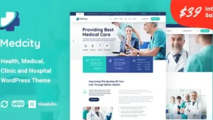 Medcity (v1.1.4) Health & Medical WordPress Theme