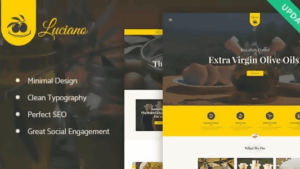 OliveOil (v1.5.7) Farm and Vinegars Production WordPress Theme + RTL