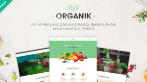 Organik v3.4.2 Organic Food Store WordPress Theme