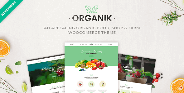 Organik v3.4.2 Organic Food Store WordPress Theme