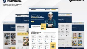 Plumbero - Plumber & Repair Services Elementor Template Kit