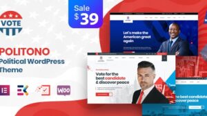 Politono (v2.6.0) Political Election Campaign WordPress Theme