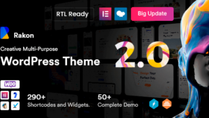 Rakon (v2.2.8) Creative Multi-Purpose WordPress Theme