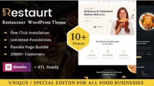 [Activated] Restaurt (v2.0) Restaurant WordPress Theme