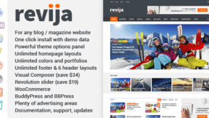Revija v3.9 - Blog & News WordPress Theme Download