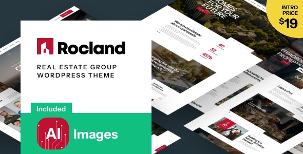 Rocland v1.0.1 Real Estate Group WordPress Theme