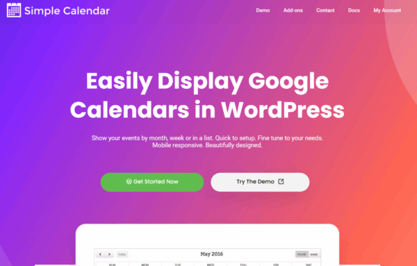 Simple Calendar Premium v3.5.3 (Full Calendar v1.2.5 + Google Calendar Pro v1.4.1 Addons)