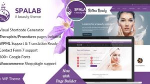 Spa Lab v6.5 Beauty WordPress Theme