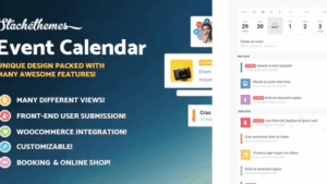 Stachethemes Event Calendar v5.4.1 [Activated]