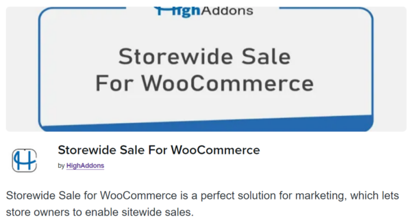 Storewide Sale For WooCommerce v1.0.8