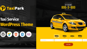 TaxiPark (v1.6.8) Taxi Cab Service Company WordPress Theme
