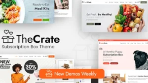 [Activated] TheCrate v2.0 WooCommerce Subscription Box Theme #