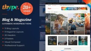 Thype (v2.0) Personal Blog WordPress