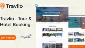 Travlio v1.0.4 Travel Booking WordPress Theme
