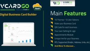 vCardGo SaaS v5.8 Digital Business Card Builder [Activated]