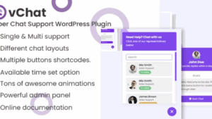 vChat v1.3.4 - Viber Chat Support WordPress Plugin