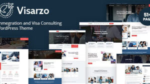 Visarzo v.2.3 Immigration and Visa Consulting WordPress Theme (Activated)