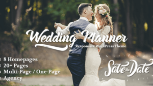 Wedding Planner v7.1 Responsive WordPress Theme [Activated]