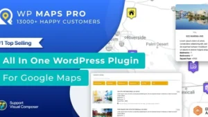 Advanced Google Maps Plugin for WordPress v6.0.4 (WP MAPS PRO)