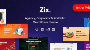 Zix (v1.1.5) Digital Agency and Multipurpose WordPress Theme