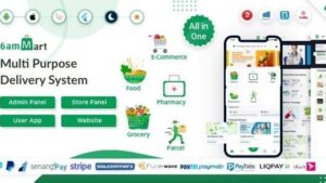 Fixed* 6amMart (v2.10) Multivendor Food, Grocery, eCommerce, Parcel, Pharmacy delivery app with Admin & Website [Activated]