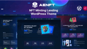 Aenft v.1.0.0 NFT Minting Collection WordPress Theme
