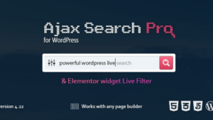 Ajax Search Pro (v4.27.1) Live WordPress Search & Filter Plugin