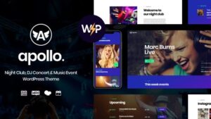 Apollo (v2.1.1) Night Club, DJ Concert & Music Event WordPress Theme
