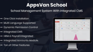 AppsVan School - School Management System With Integrated CMS
