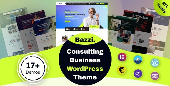 Bazzi v1.0.2 Consulting Business WordPress Theme