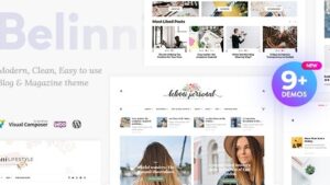 Belinni (v1.5.1) Multi-Concept Blog Magazine WordPress Theme