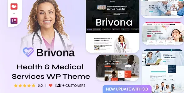(v6.3) Brivona Clinical Websites WordPress Theme