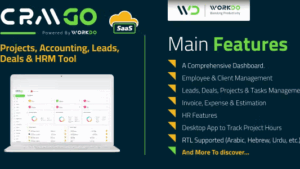 CRMGo SaaS v6.9 [Regular Version*] - Projects, Accounting, Leads, Deals & HRM Tool