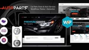 AutoParts v1.6.3 (Activated) Car Parts Store & Auto Services WordPress Theme + Elementor